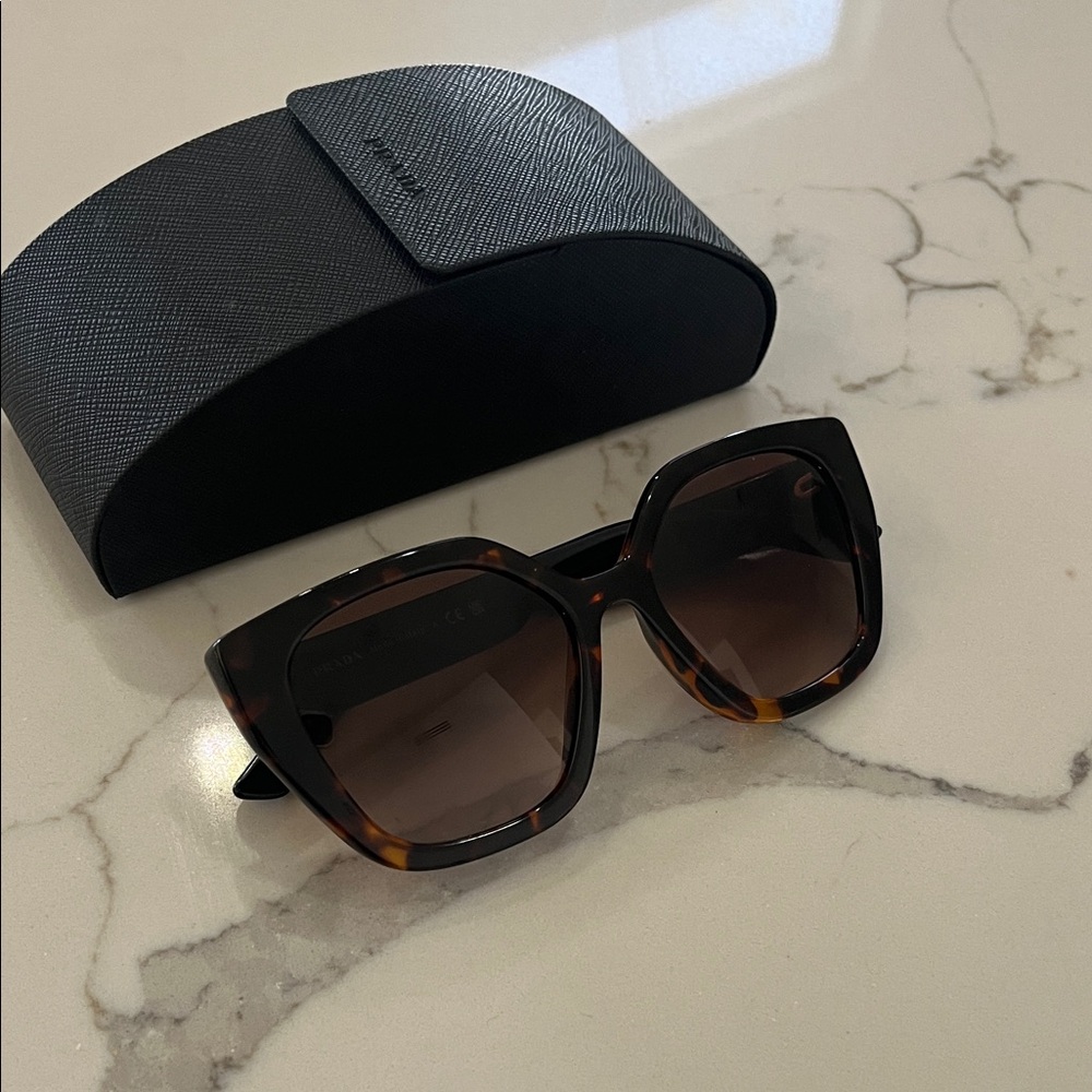 Prada Brown Tortoise Sunglasses